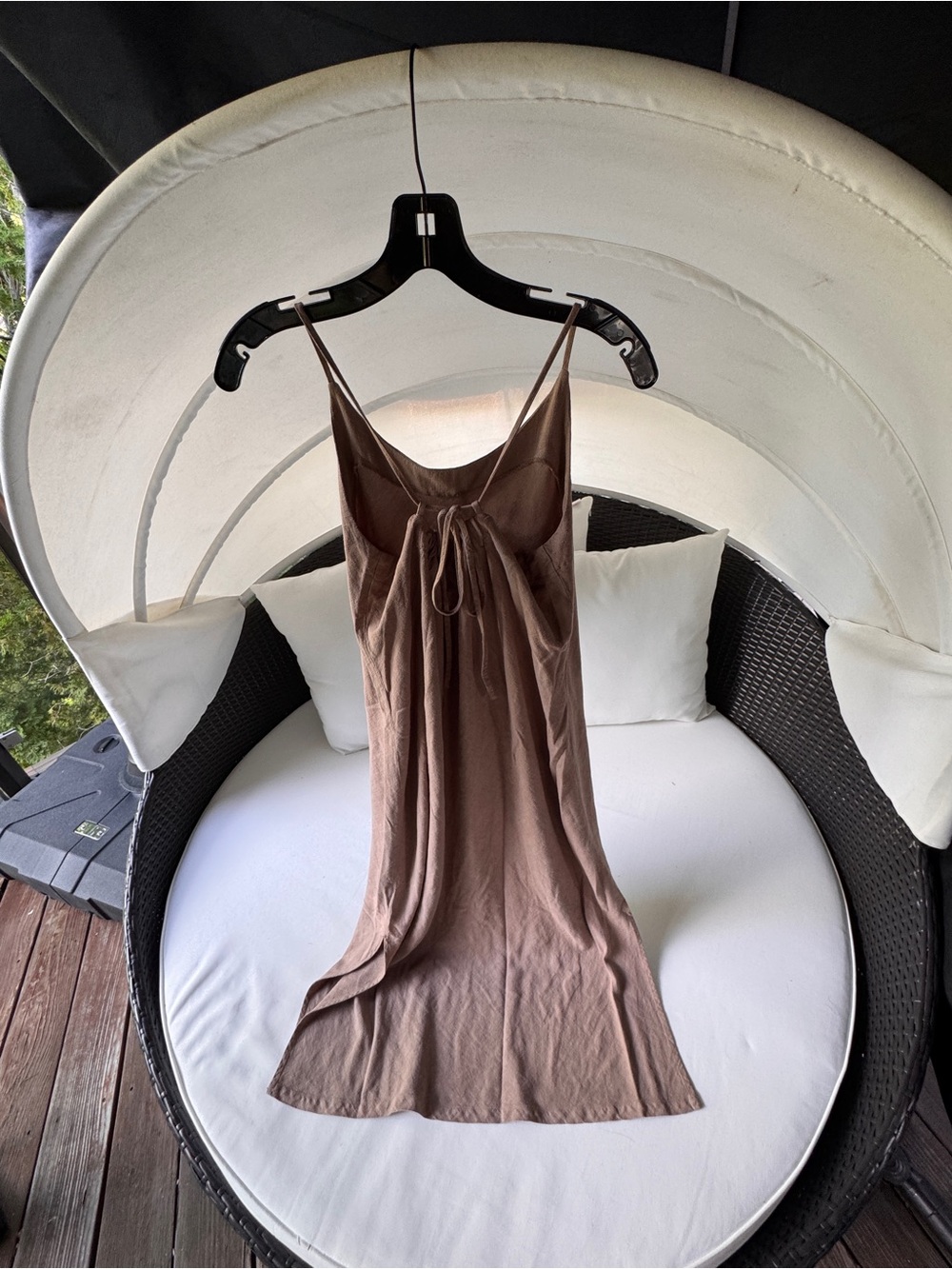 Splendid Breeze Maxi Dress Brown Sugar Taupe Neutral Size XL Women NWOT
